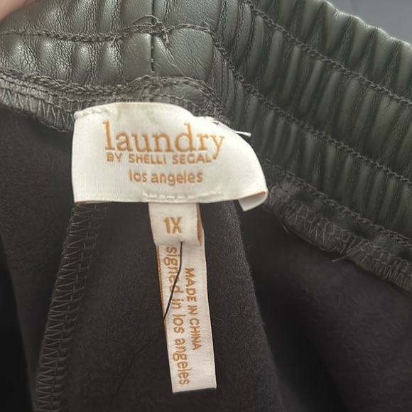 NWT Laundry Faux Leather Pants - Picture 6 of 8